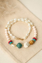 Heliophilia Silver Collar de Metal Multicolor